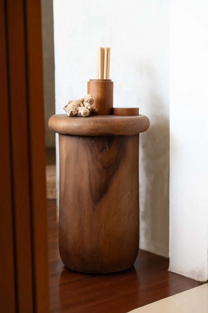 livinglovely.nl - The Teak Root Jar - M - Voorraadpot - Bazar Bizar - livinglovely.nl