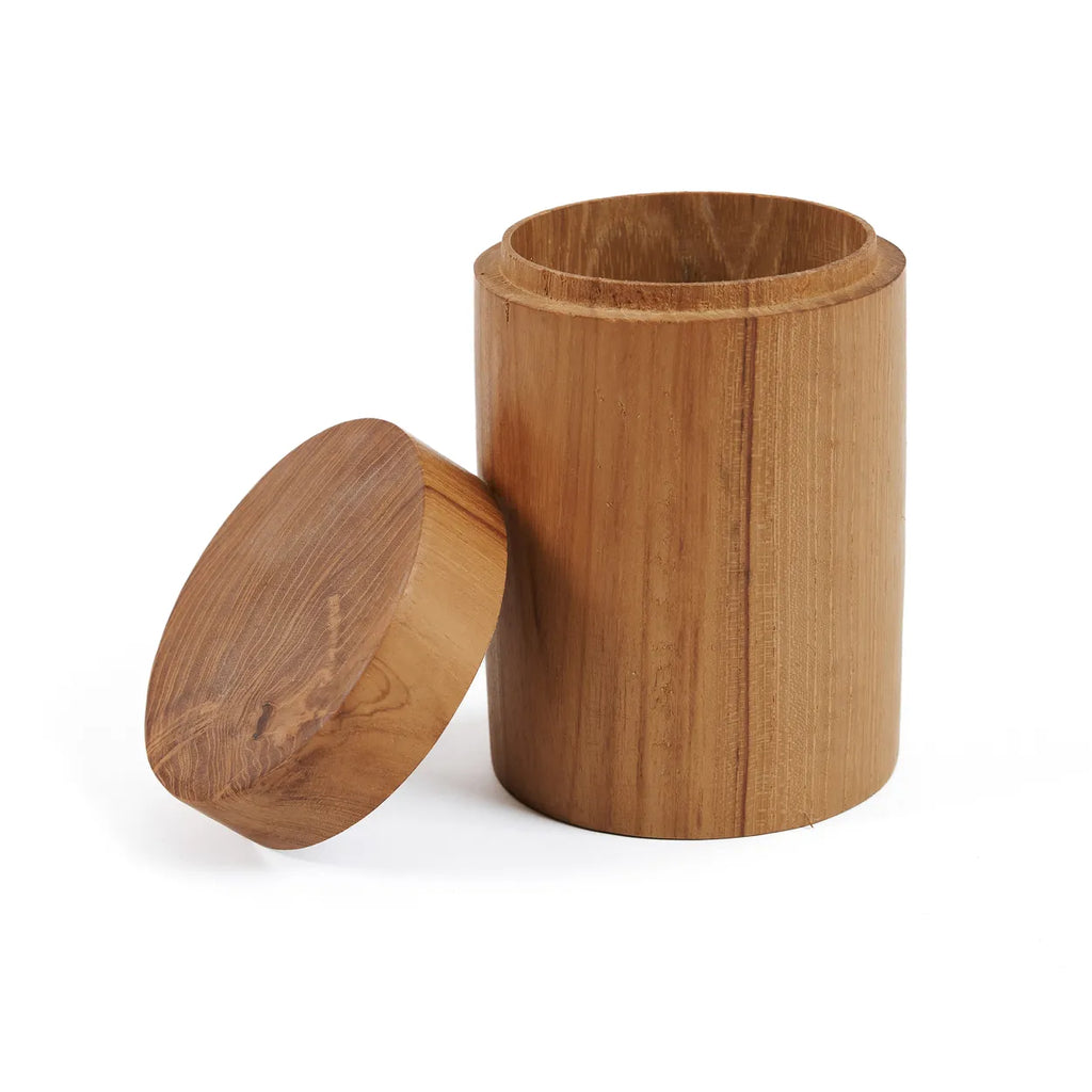 livinglovely.nl - The Teak Root Jar - M - Voorraadpot - Bazar Bizar - livinglovely.nl