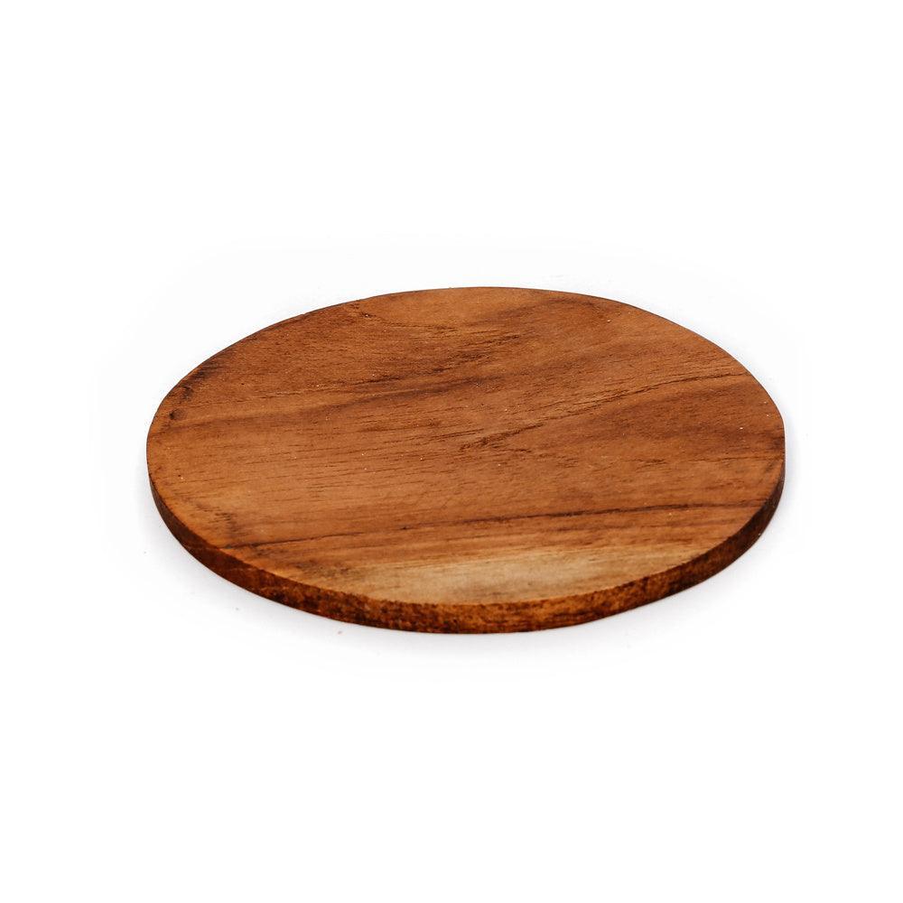 livinglovely.nl - The Teak Root Nordic Coaster - Onderzetter - Bazar Bizar - livinglovely.nl