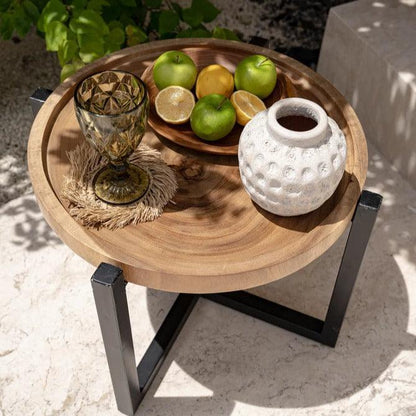 livinglovely.nl - The Teak Root Organic Plate - Keukenaccessoire - Bazar Bizar - livinglovely.nl