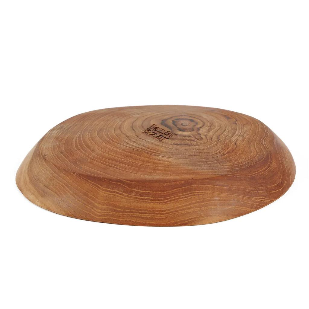 livinglovely.nl - The Teak Root Organic Plate - Keukenaccessoire - Bazar Bizar - livinglovely.nl