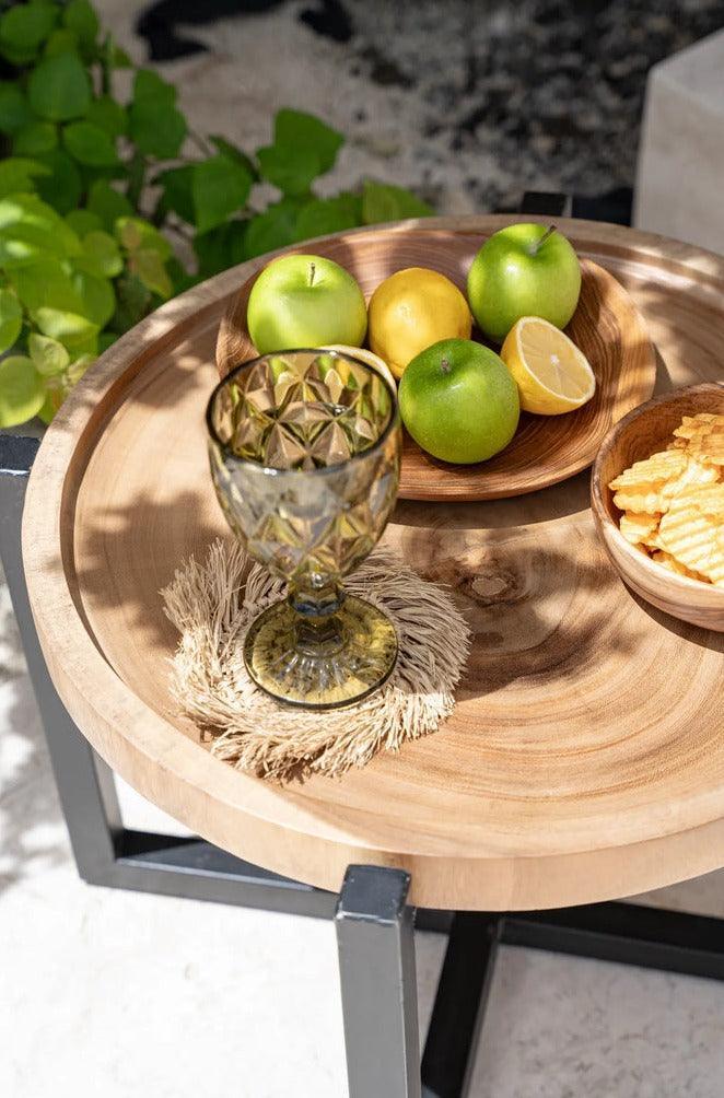 livinglovely.nl - The Teak Root Organic Plate - Keukenaccessoire - Bazar Bizar - livinglovely.nl