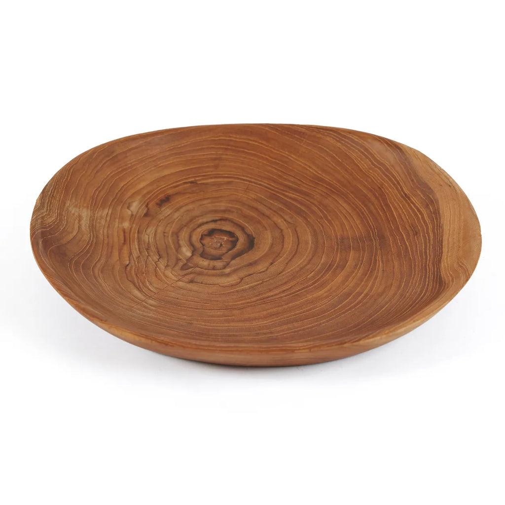 livinglovely.nl - The Teak Root Organic Plate - Keukenaccessoire - Bazar Bizar - livinglovely.nl