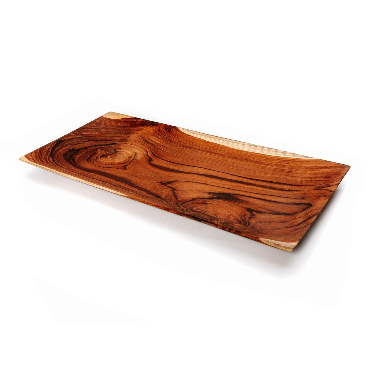 livinglovely.nl - The Teak Root Sushi Plate Large - Sushibord - Bazar Bizar - livinglovely.nl