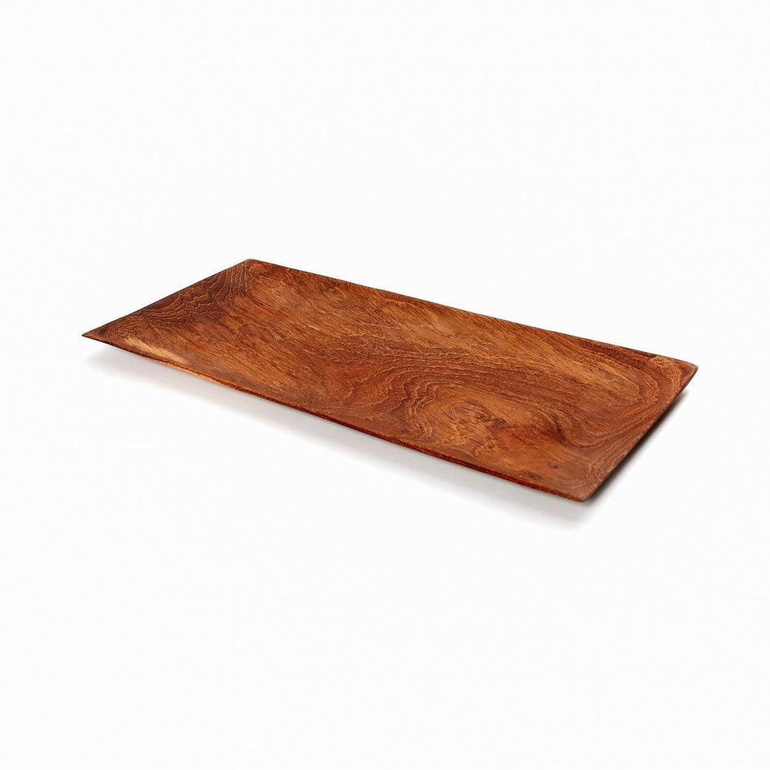 livinglovely.nl - The Teak Root Sushi Plate Medium - Sushibord - Bazar Bizar - livinglovely.nl