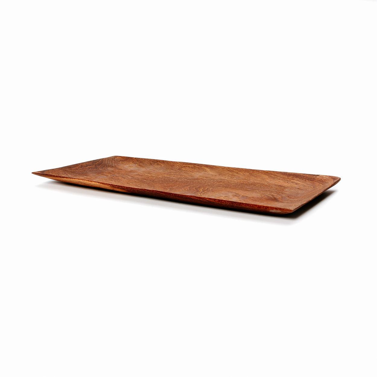 livinglovely.nl - The Teak Root Sushi Plate Medium - Sushibord - Bazar Bizar - livinglovely.nl