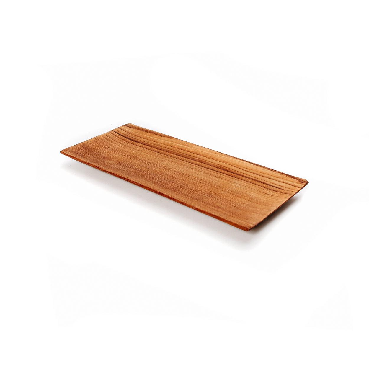 livinglovely.nl - The Teak Root Sushi Plate Small - Sushibord - Bazar Bizar - livinglovely.nl