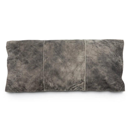 livinglovely.nl - The Three Panel Suede Cushion Cover - Grey - 30x60 - Kussenhoes - Bazar Bizar - livinglovely.nl