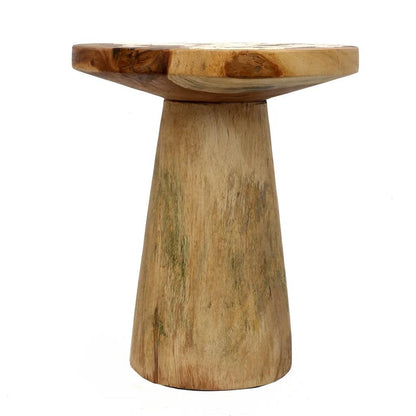 livinglovely.nl - The Timber Conic Side Table - Naturel - 50 - Bijzettafel - Bazar Bizar - livinglovely.nl