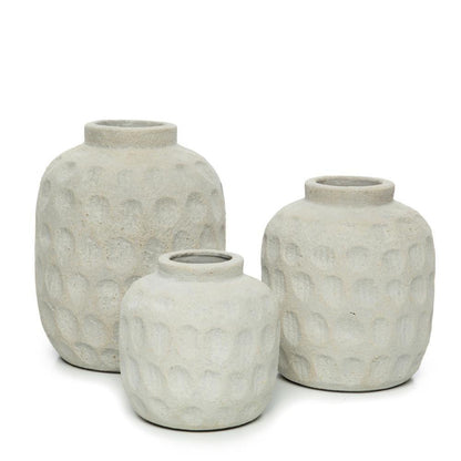 livinglovely.nl - The Trendy Vase - Concrete - L - Vaas - Bazar Bizar - livinglovely.nl