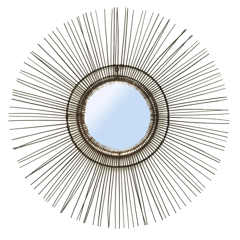 livinglovely.nl - The Tropical Mirror - Black - L - Spiegel - Bazar Bizar - livinglovely.nl