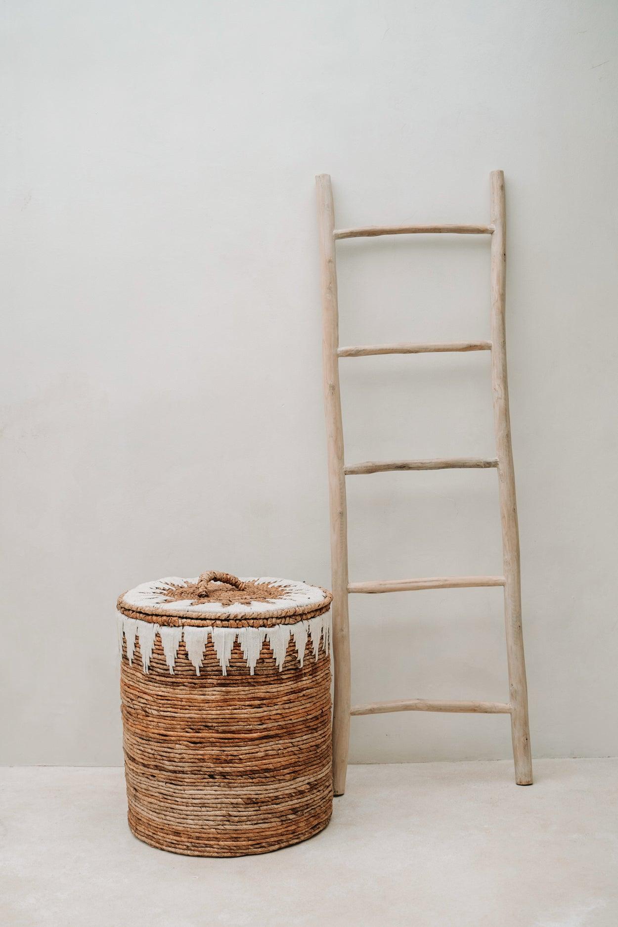 livinglovely.nl - The Tulum Ladder Natural - Ladder - Bazar Bizar - livinglovely.nl