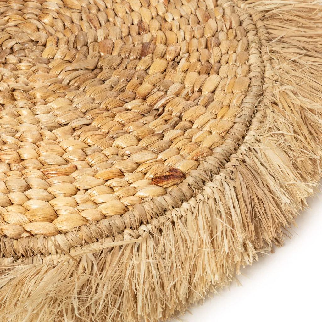 livinglovely.nl - The Water Hyacinth Raffia Placemat - Natural - Placemat - Bazar Bizar - livinglovely.nl