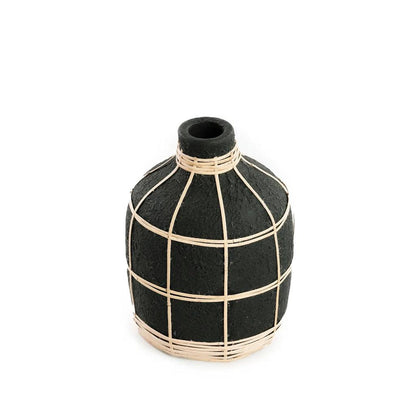 livinglovely.nl - The Whoopy Vase - Black Natural - S - Vaas - Bazar Bizar - livinglovely.nl