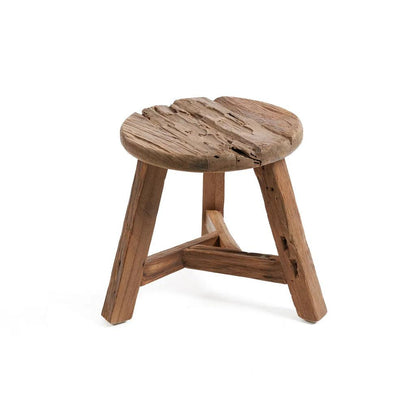 livinglovely.nl - The Yatai Stool - Natural - M - Kruk - Bazar Bizar - livinglovely.nl