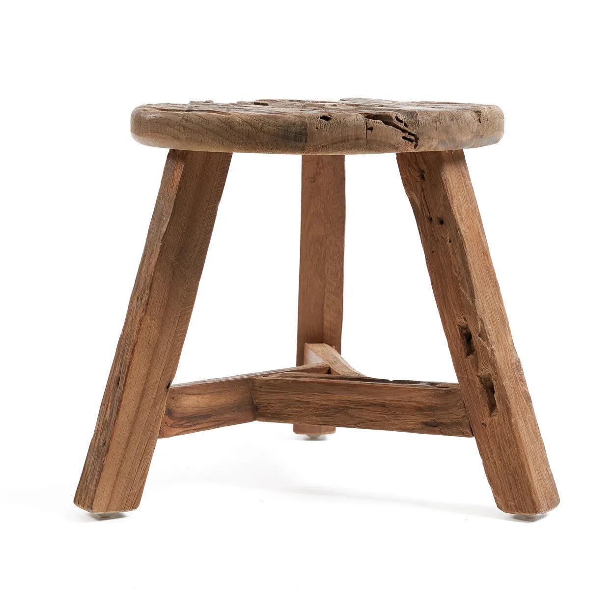 livinglovely.nl - The Yatai Stool - Natural - M - Kruk - Bazar Bizar - livinglovely.nl