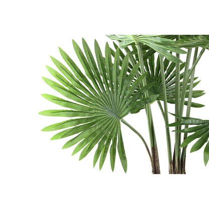 livinglovely.nl - Tree Green Palm Tree in black plastic pot PTMD - Kunstplant - PTMD - livinglovely.nl