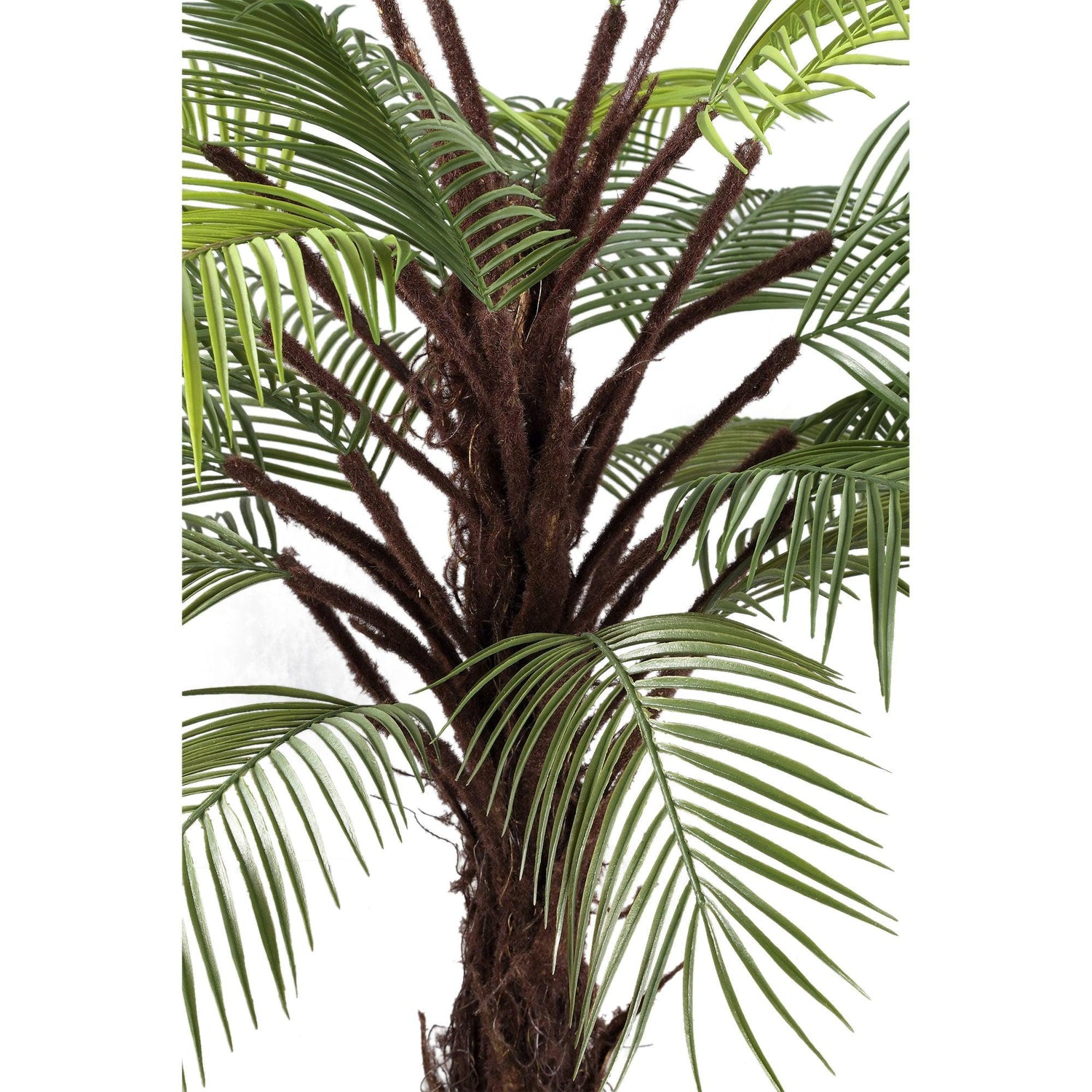 livinglovely.nl - Tree Green Palm Tree in black pot PTMD - Kunstplant - PTMD - livinglovely.nl