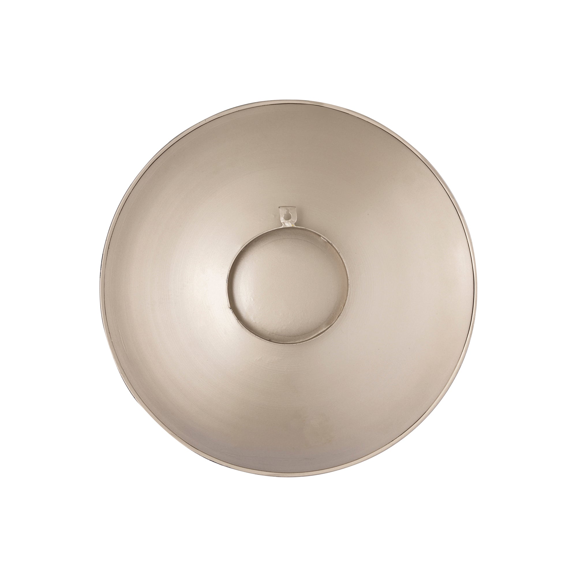 livinglovely.nl - Wandpaneel Maran Beige Shiny Iron Round - Ø57cm PTMD - Wandpaneel - PTMD - livinglovely.nl