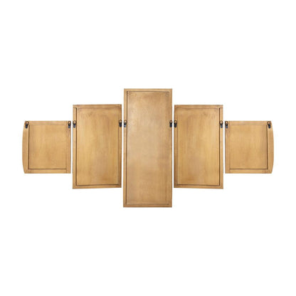 livinglovely.nl - Wandpaneel Sharlene - 180x90cm - MDF - Goud PTMD - Wandpaneel - PTMD - livinglovely.nl