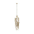 livinglovely.nl - Wilco Brass casted alu hanging lamp chains small PTMD - Hanglamp - PTMD - livinglovely.nl