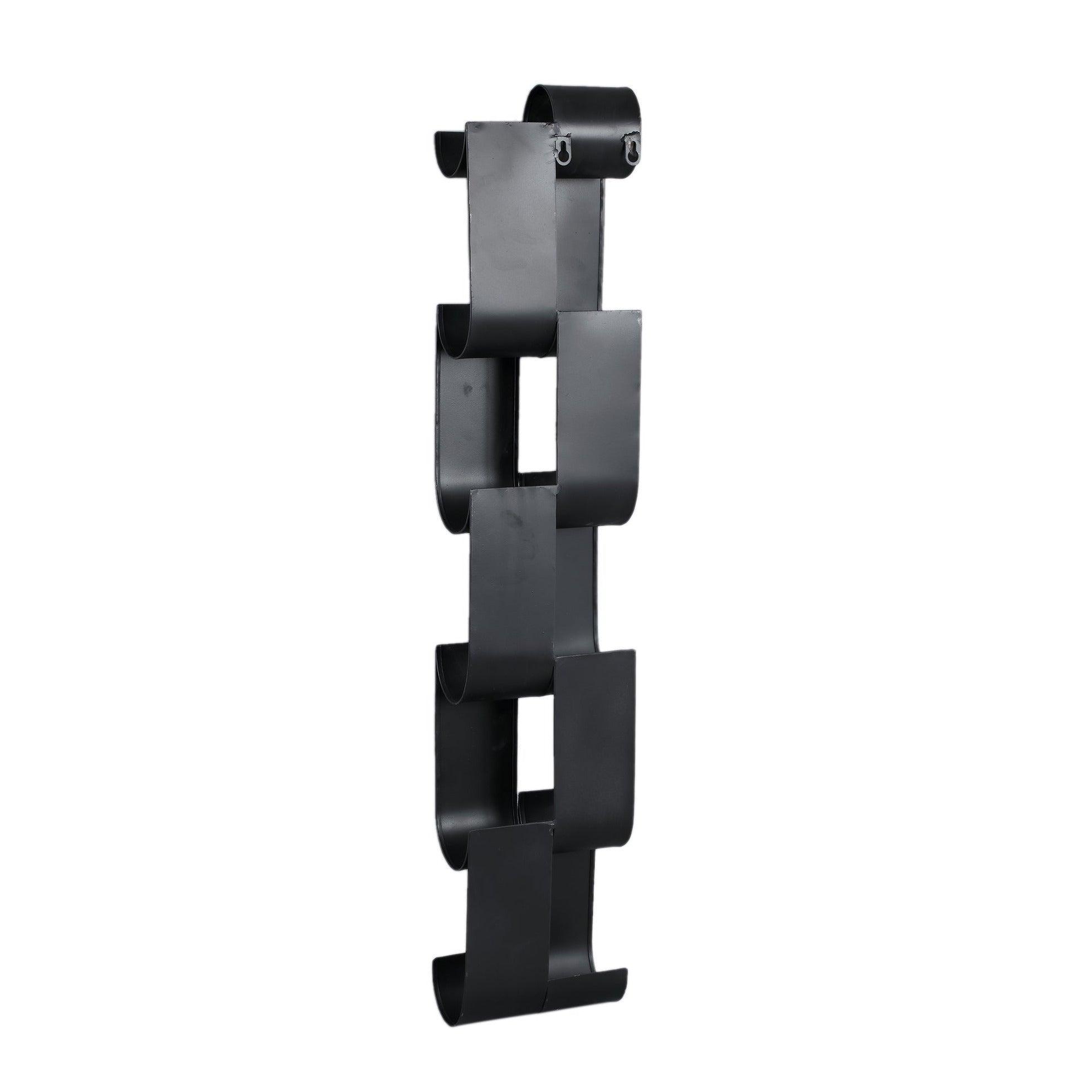 livinglovely.nl - Winerack Black Iron PTMD - Wijnrek - PTMD - livinglovely.nl