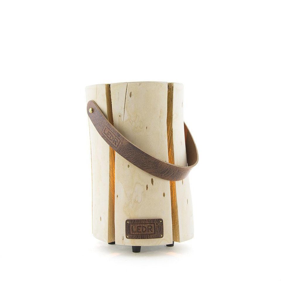 livinglovely.nl - Wood Light Cherry Wood Leather Edition - Outdoor-verlichting - LEDR - livinglovely.nl