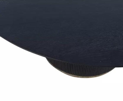 livinglovely.nl - Xelle Black Coffeetable Ø125cm PTMD - Salontafel - PTMD - livinglovely.nl