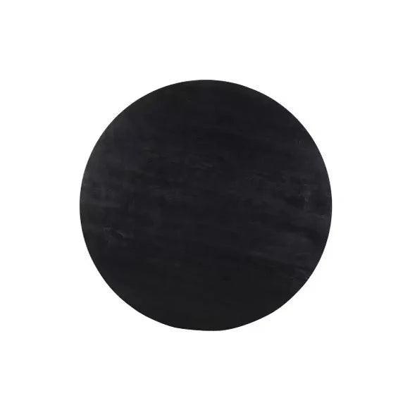 livinglovely.nl - Xelle Black Coffeetable Ø125cm PTMD - Salontafel - PTMD - livinglovely.nl