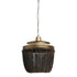 livinglovely.nl - Zelivo Gold iron hanging lamp deco chains round L PTMD - Hanglamp - PTMD - livinglovely.nl