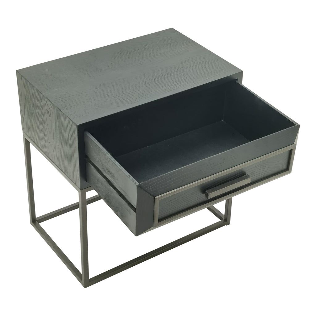 Lixly Nachtkastje Zwart PTMD - Nachtkastje - PTMD - livinglovely.nl