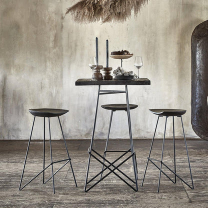 Loft Barkruk Zwart of naturel Raw Materials - Barkruk - Raw Materials - livinglovely.nl