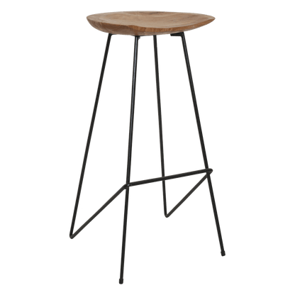 Loft Barkruk Zwart of naturel Raw Materials - Barkruk - Raw Materials - livinglovely.nl