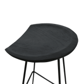 Loft Barkruk Zwart of naturel Raw Materials - Barkruk - Raw Materials - livinglovely.nl