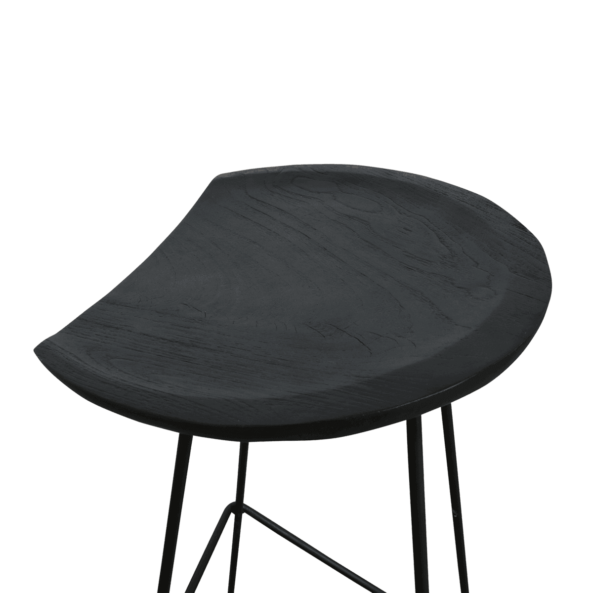 Loft Barkruk Zwart of naturel Raw Materials - Barkruk - Raw Materials - livinglovely.nl