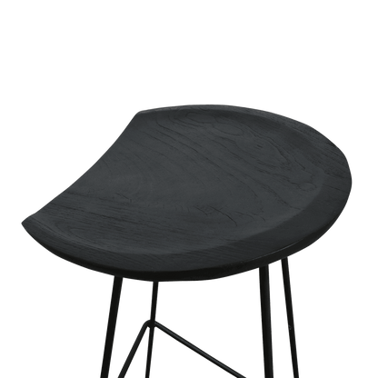 Loft Barkruk Zwart of naturel Raw Materials - Barkruk - Raw Materials - livinglovely.nl