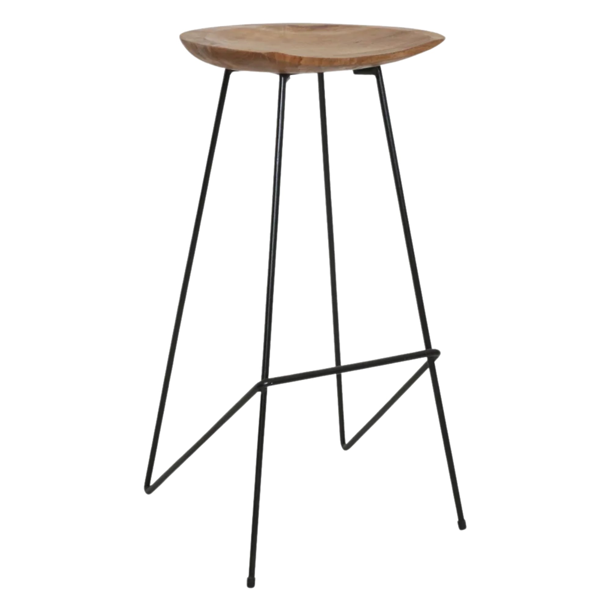 Loft Barkruk Zwart of naturel Raw Materials - Barkruk - Raw Materials - livinglovely.nl