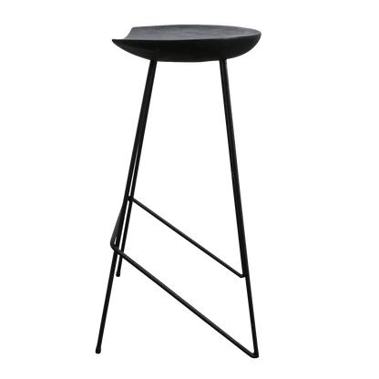 Loft Barkruk Zwart of naturel Raw Materials - Barkruk - Raw Materials - livinglovely.nl