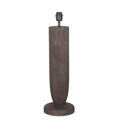 Lorinne Brown mango wood table lamp single PTMD - Tafellamp - PTMD - livinglovely.nl