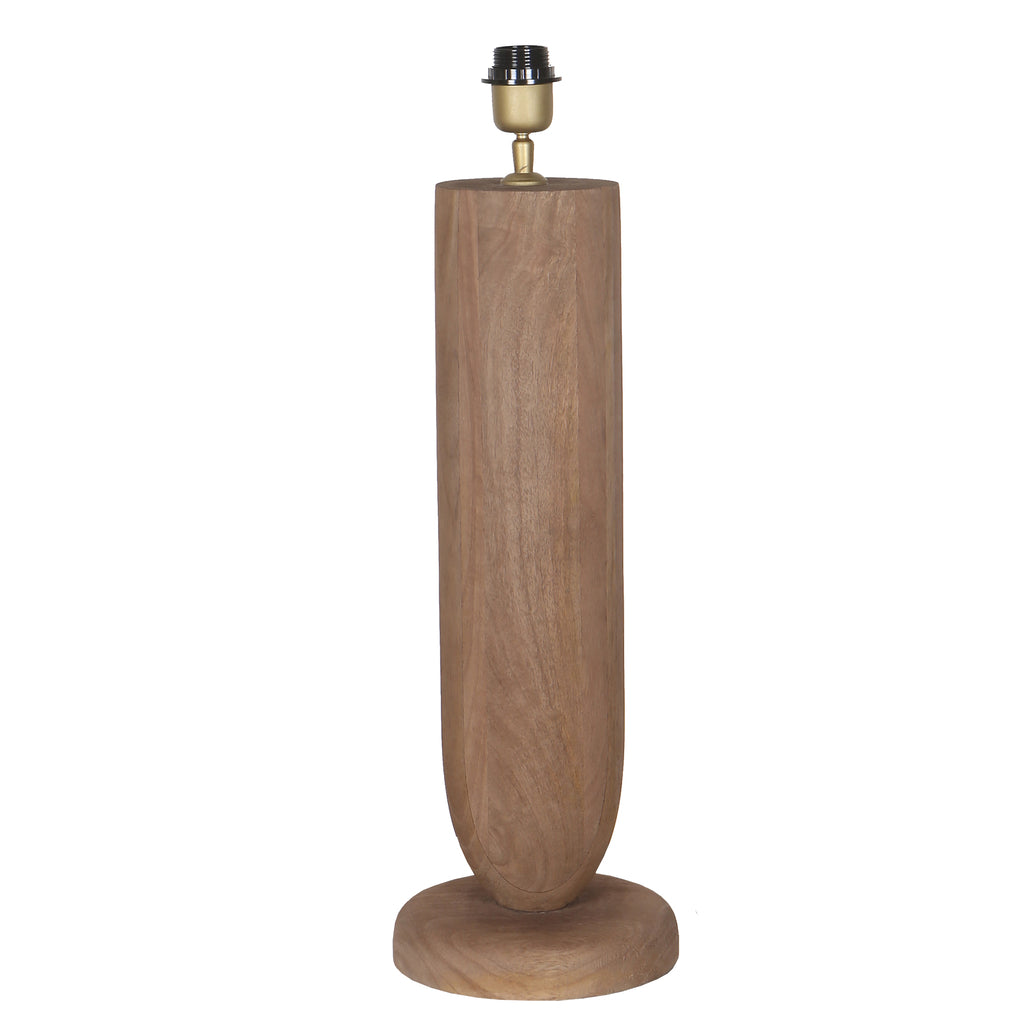 Lorinne Natural mango wood rable lamp single - - PTMD - livinglovely.nl