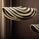 Loulou Natural Seagrass Wavy Hanglamp Large PTMD - Hanglamp - PTMD - livinglovely.nl