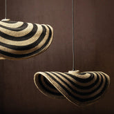 Loulou Natural Seagrass Wavy Hanglamp Small PTMD - Hanglamp - PTMD - livinglovely.nl