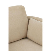 Loungestoel Swivel Populierenhout / Schuim Beige - J-Line
