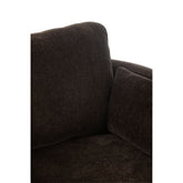 Loungestoel Swivel Populierenhout / Schuim Donker Bruin - J-Line