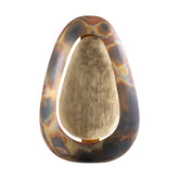 Magni Copper iron oval wall stormlight L PTMD - Wandkandelaar - PTMD - livinglovely.nl