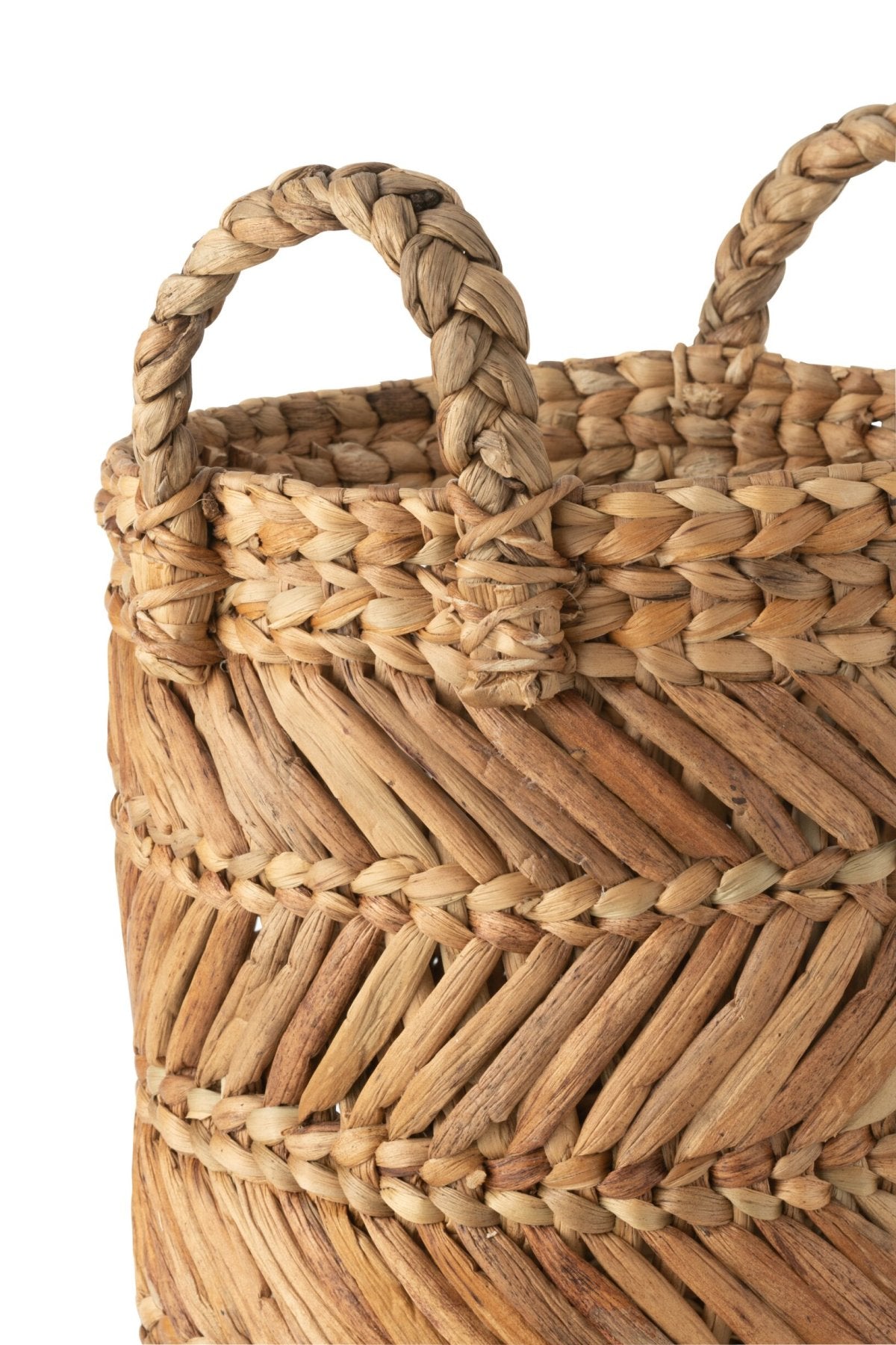 Manden Gevlochten Raffia Naturel Set van 3 J-Line