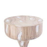 Maran Cream Round Bijzettafel Large PTMD - Bijzettafel - PTMD - livinglovely.nl