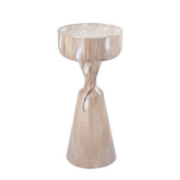Maran Cream Round Bijzettafel Large PTMD - Bijzettafel - PTMD - livinglovely.nl