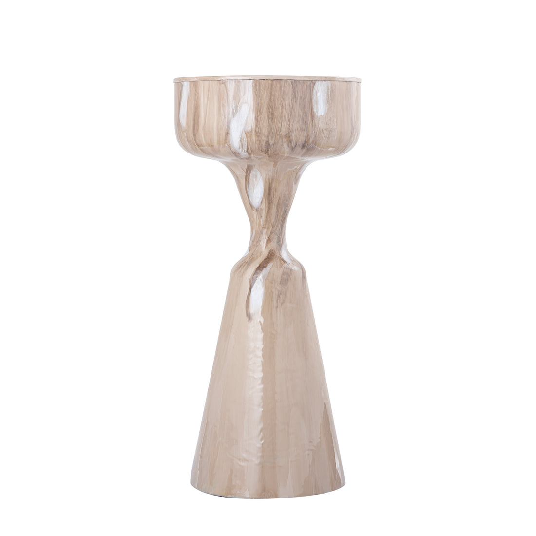 Maran Cream Round Bijzettafel Large PTMD - Bijzettafel - PTMD - livinglovely.nl