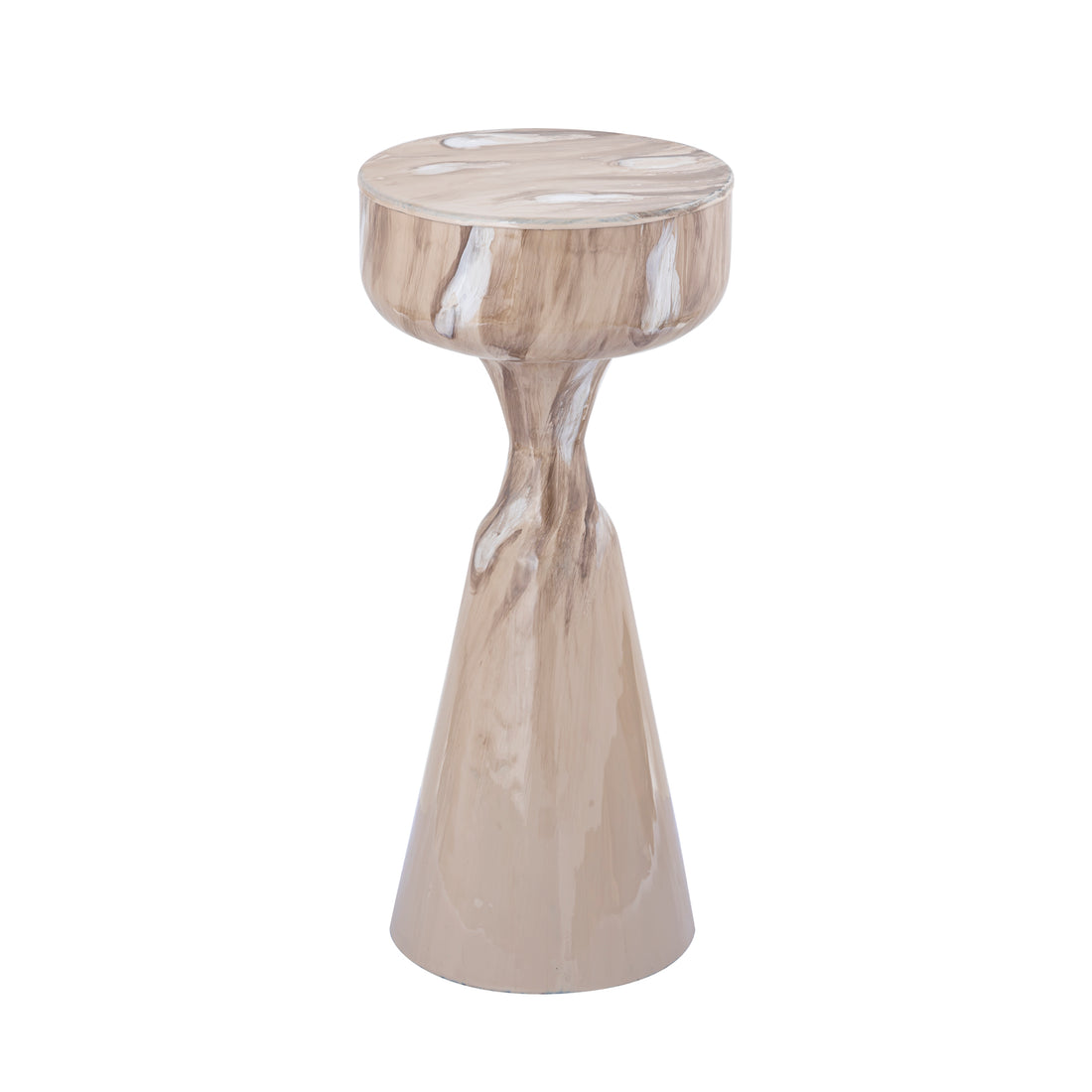 Maran Cream Round Bijzettafel Small PTMD - Bijzettafel - PTMD - livinglovely.nl